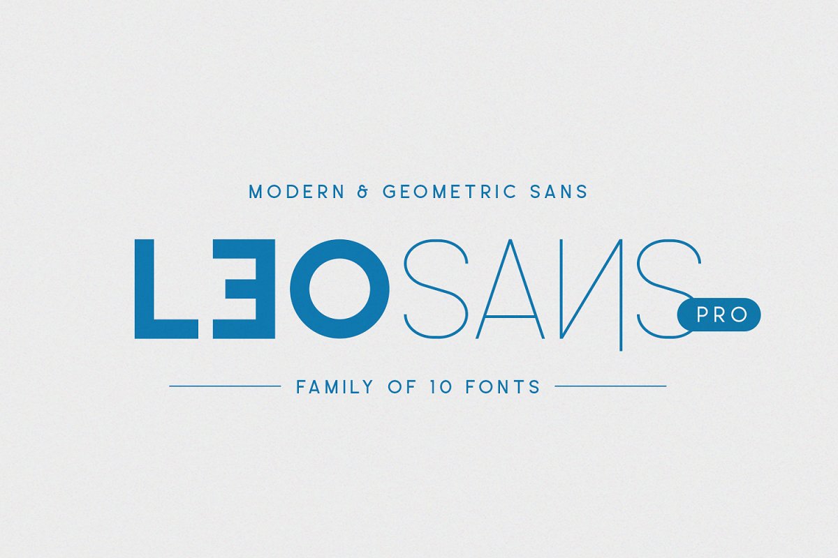 Пример шрифта Leo Sans Pro #2